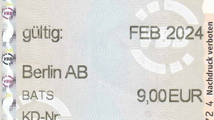 Berlin’de Sosyal Ulaşım Bileti Artık 19 Euro! , © dpa Berlin’de Sosyal Ulaşım Bileti Artık 19 Euro! , © dpa