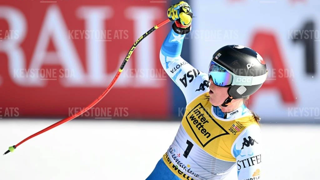 Breezy Johnson rast in Saalbach zu Abfahrts-WM-Gold, © Keystone Breezy Johnson rast in Saalbach zu Abfahrts-WM-Gold, © Keystone