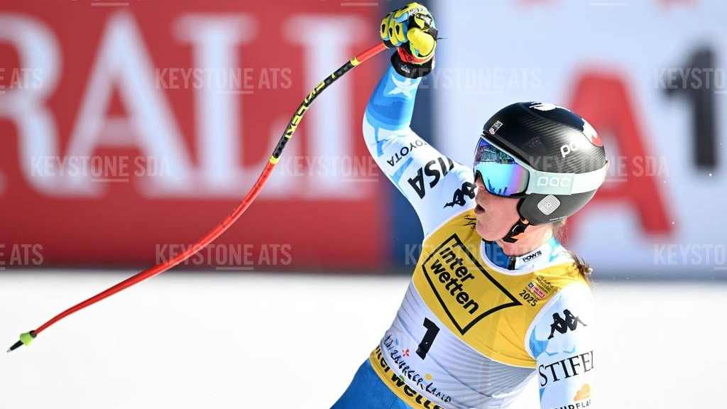 Breezy Johnson rast in Saalbach zu Abfahrts-WM-Gold, © Keystone
