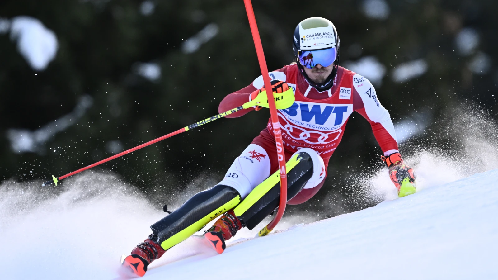 Manuel Feller triumphiert auch in Wengen, © Bild: Keystone Manuel Feller triumphiert auch in Wengen, © Bild: Keystone