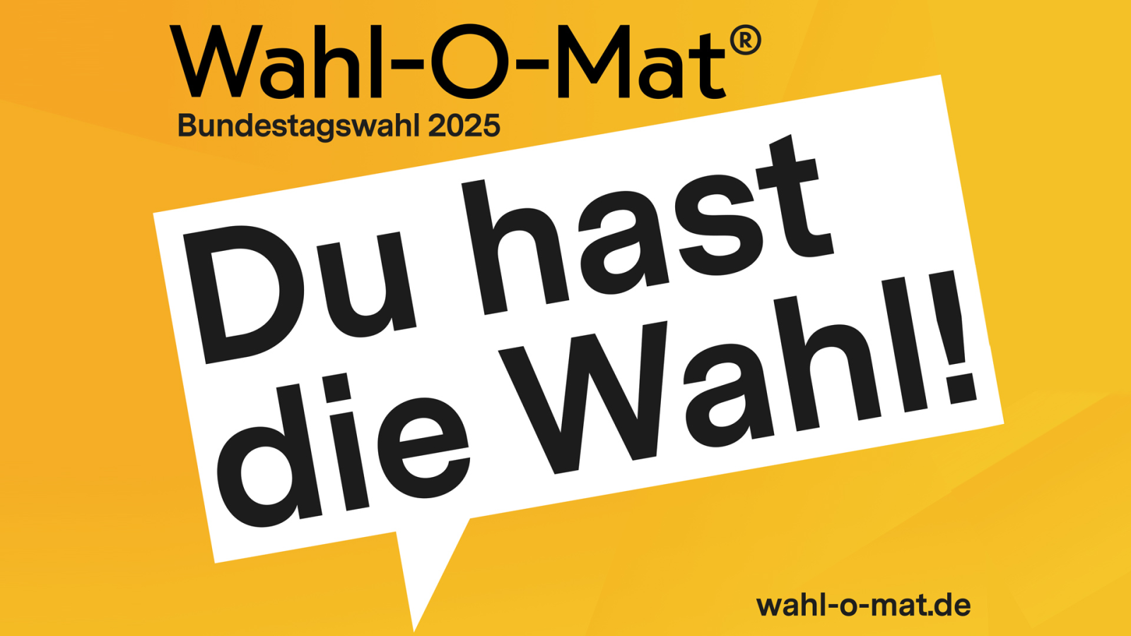 Wahl-O-Mat zur Bundestagswahl