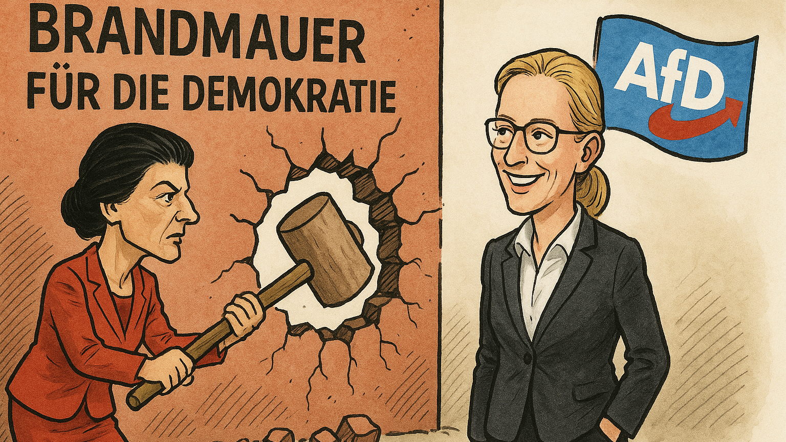 Wagenknecht: AfD ile Federal Düzeyde Görüşmeye Açığım, © YZ, mesuthastuerk