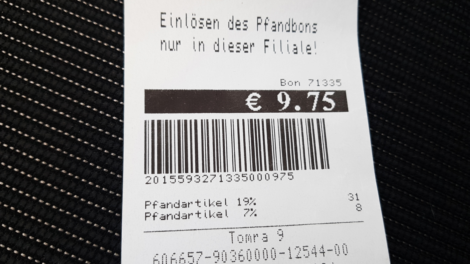 İade Fişini (Pfandbon) Cüzdana Koymayın!, © chip.de