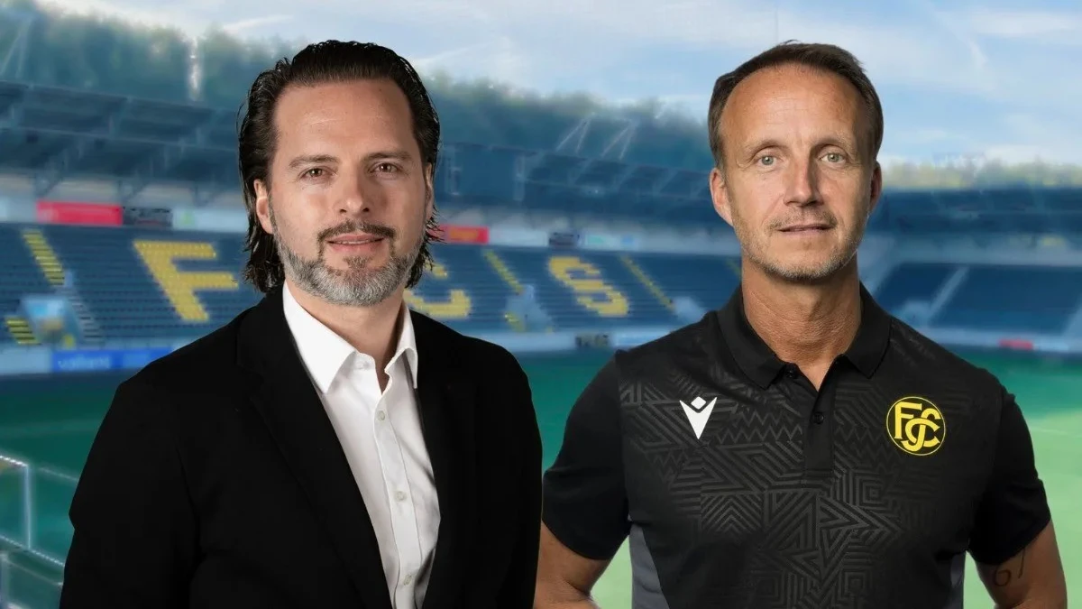 © Von links: Jimmy Berisha und Marc Hodel. Bild: FCS © Von links: Jimmy Berisha und Marc Hodel. Bild: FCS