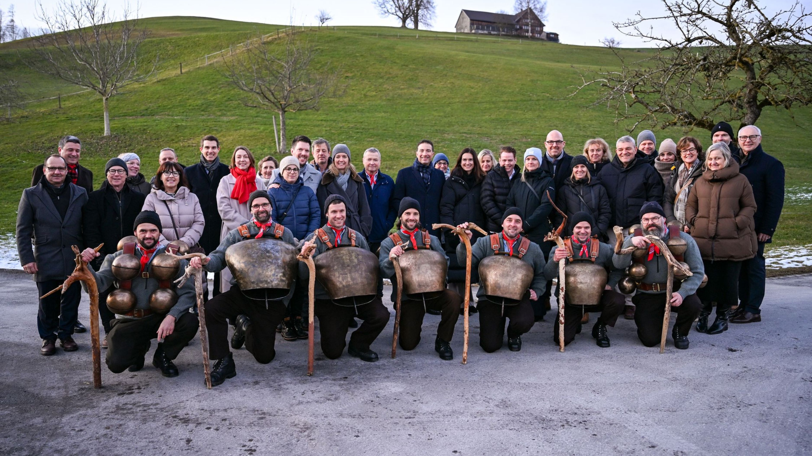 Regierung besucht das Silvesterchlausen , © IKR