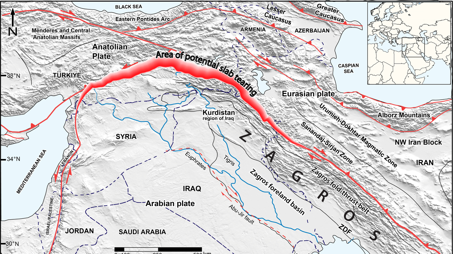 Uluslararası bir araştırma ekibi, Türkiye’nin altında devasa bir çatlak keşfetti. , © uni-goettingen