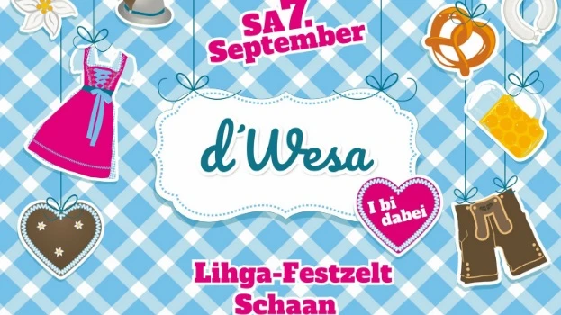 "d'Wesa" im LIGHA-Festzelt, © ZVG "d'Wesa" im LIGHA-Festzelt, © ZVG