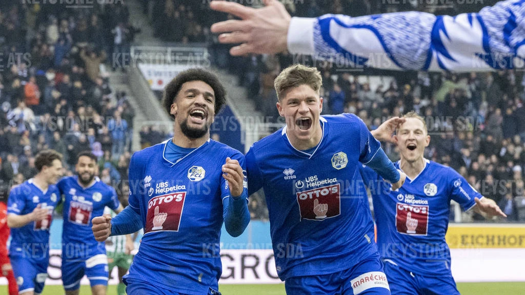 Luzern gewinnt gegen St. Gallen mit 2:0, © Keystone Luzern gewinnt gegen St. Gallen mit 2:0, © Keystone