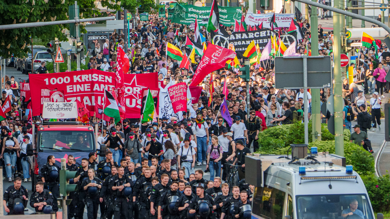 DGB ve IG Metall 1 Mayıs’ı Kutladı!, © dpa