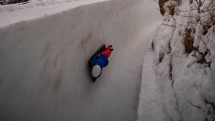 Eigenmann fährt auf Rang 34, © @IBSFsliding Eigenmann fährt auf Rang 34, © @IBSFsliding