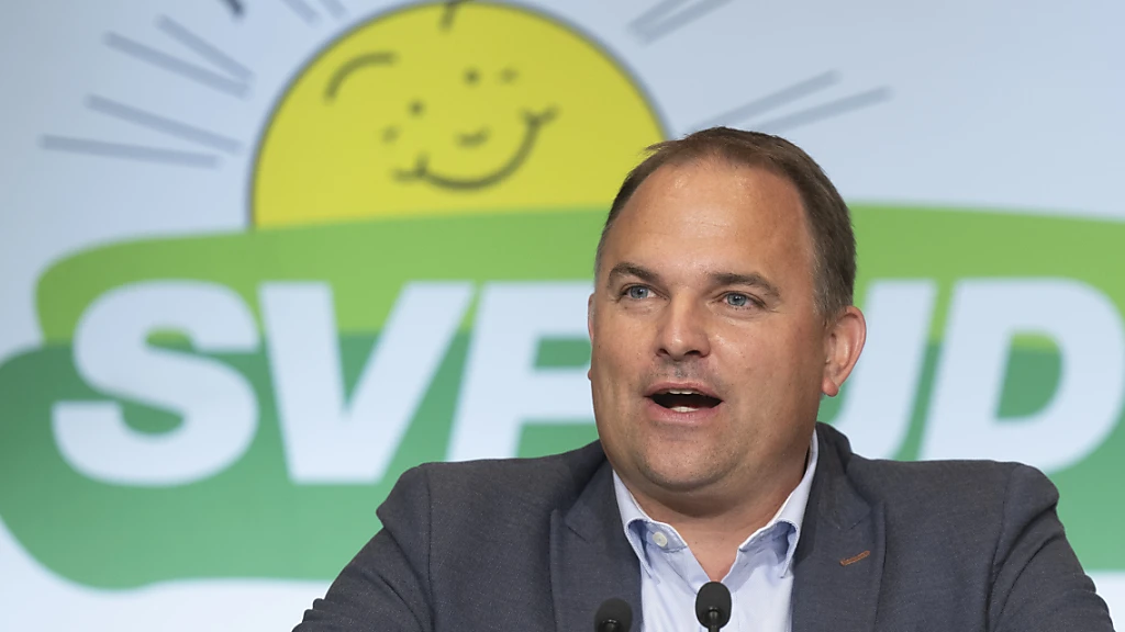 Marcel Dettling ist einziger Kandidat für SVP-Präsidium, © Keystone/SDA Marcel Dettling ist einziger Kandidat für SVP-Präsidium, © Keystone/SDA