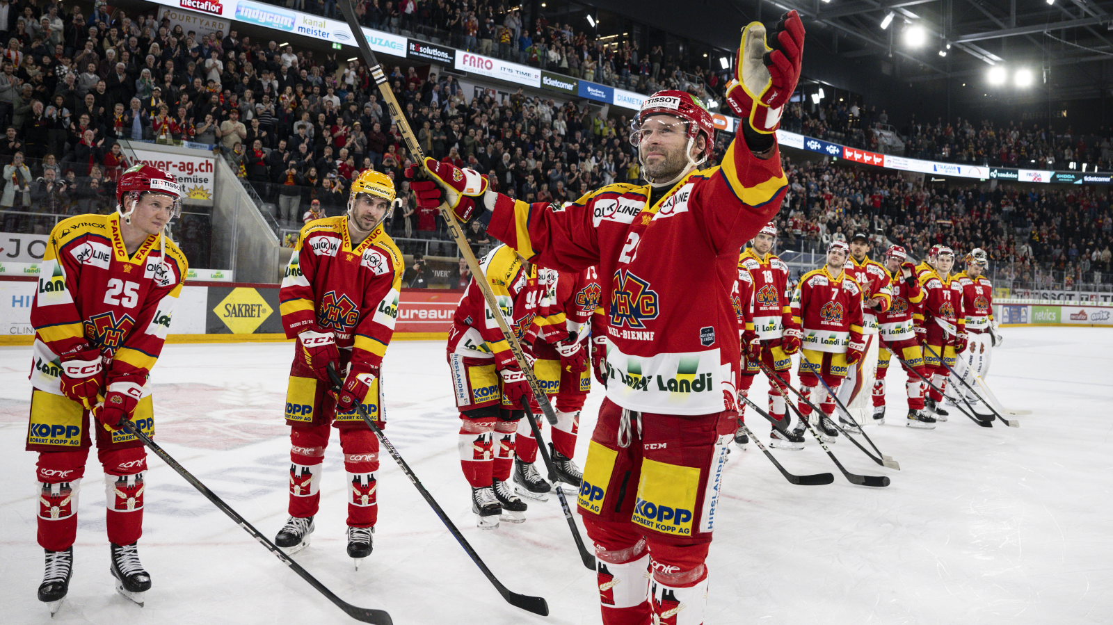 ZSC Lions schicken Biel in die Ferien, © KEYSTONE/Peter Schneider