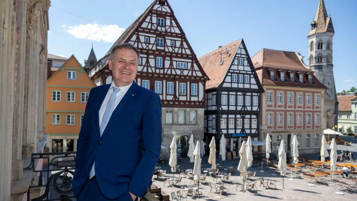 Schwäbisch Gmünd Belediye Başkanlığı: Richard Arnold Üçüncü Döneminde, © Stefan Puchner/dpa Schwäbisch Gmünd Belediye Başkanlığı: Richard Arnold Üçüncü Döneminde, © Stefan Puchner/dpa