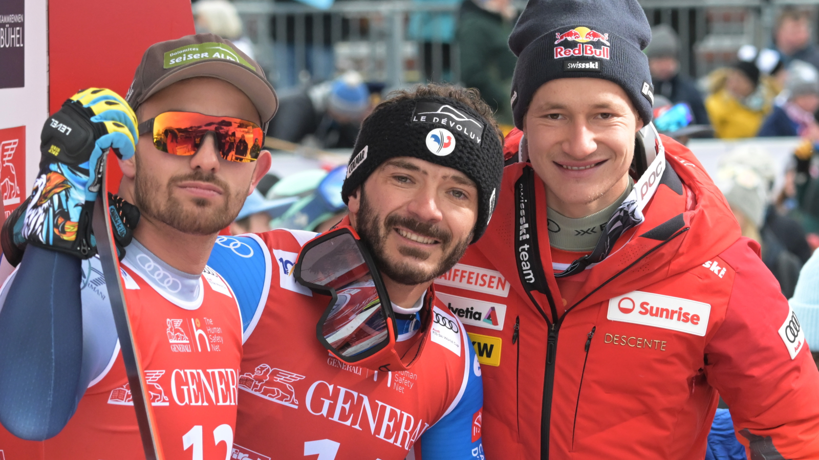 Sarrazin Sieger auf der Kitzbühler Streif, © Bild: Keystone