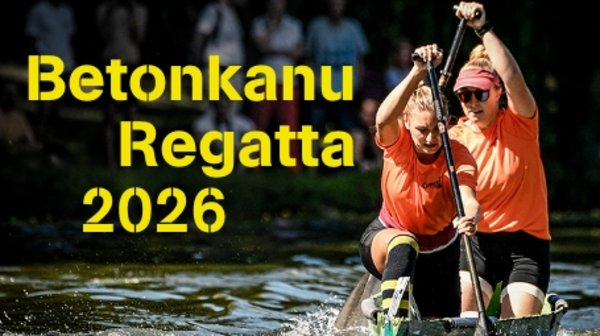 Jens Herrmann vor Ort bei der Betonkanu-Regatta 2026