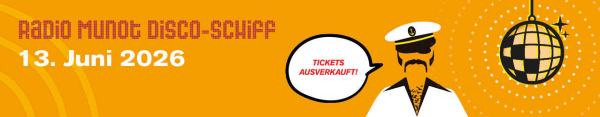 Radio Munot Disco-Schiff: 13 Juni 2026, © Rado Munot