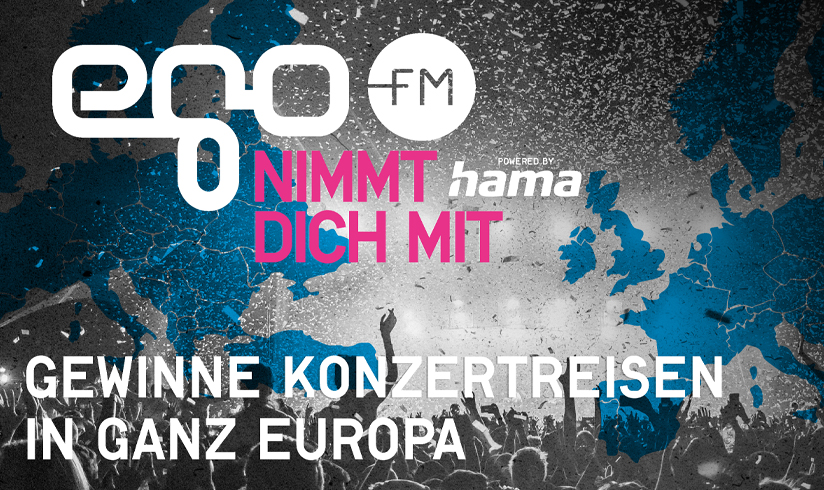 Komm mit auf Konzertreisen in ganz Europa, © Collage: egoFM