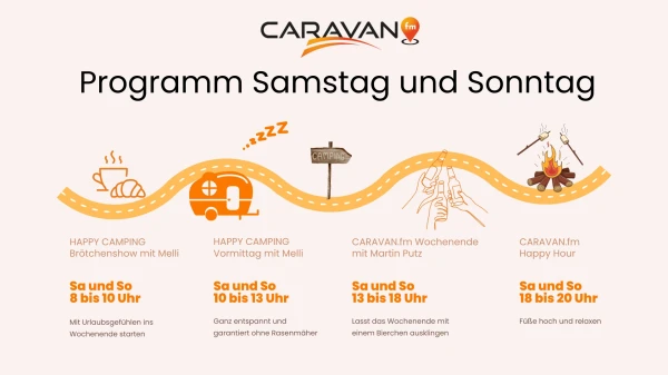 CARAVAN.fm Programm Samstag und Sonntag CARAVAN.fm Programm Samstag und Sonntag