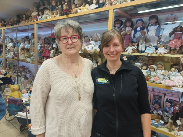 Susi Büchi (links) und Anna Geiger (rechts), © Radio Munot