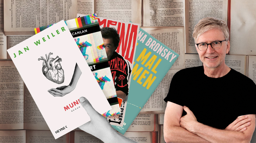 © 'Munk' (Heyne Verlag), 'Boxenstart' (Culturbooks), 'Kästner, Kraftwerk, Cock Sparrer. Eine Liebeserklärung an die Gebrauchslyrik' (Piper), 'Pi mal Daumen' (Kiepenheuer & Witsch)
