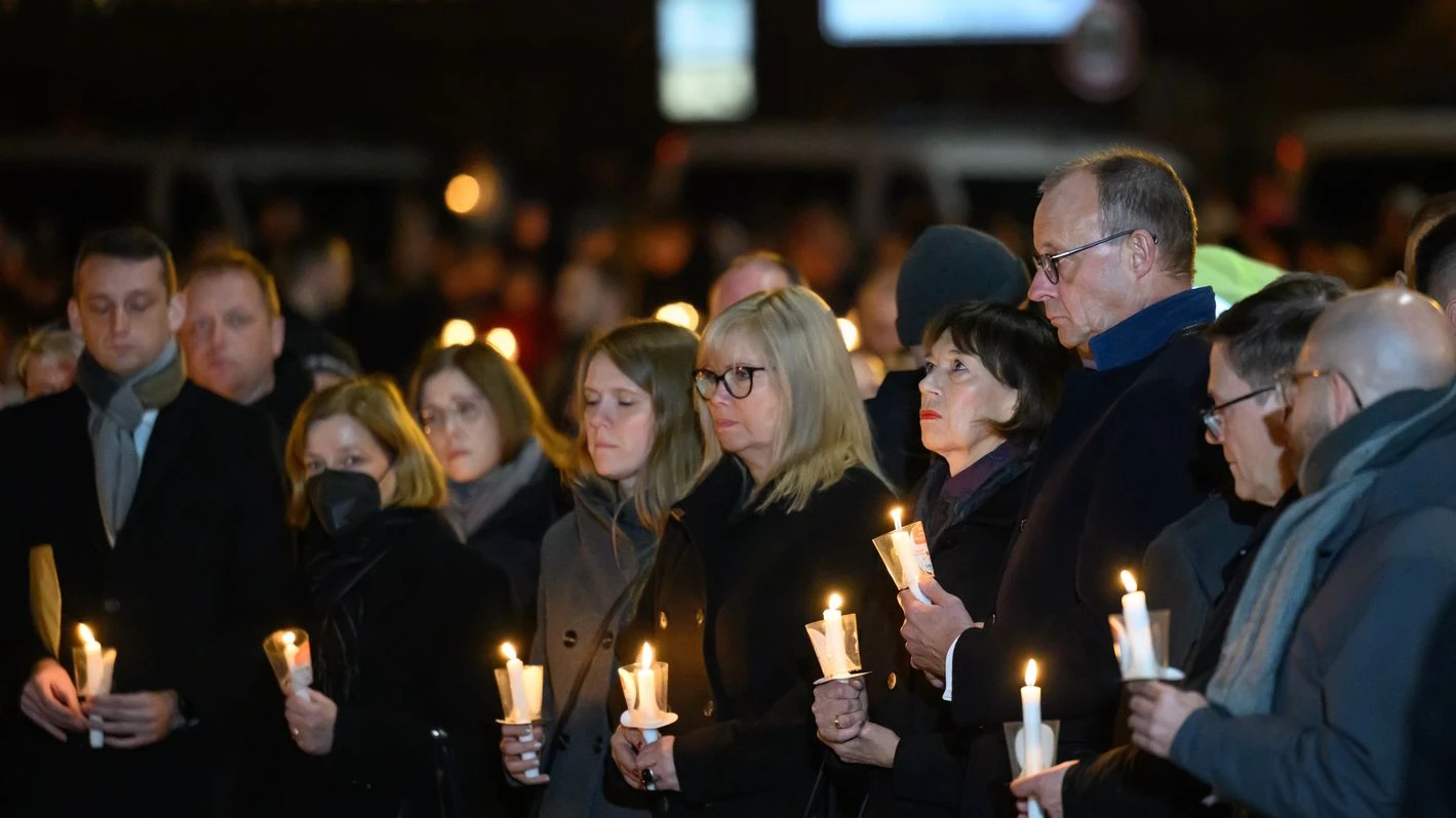 Magdeburg Saldırısının Birinci Yılında Anma Töreni, © dpa Magdeburg Saldırısının Birinci Yılında Anma Töreni, © dpa