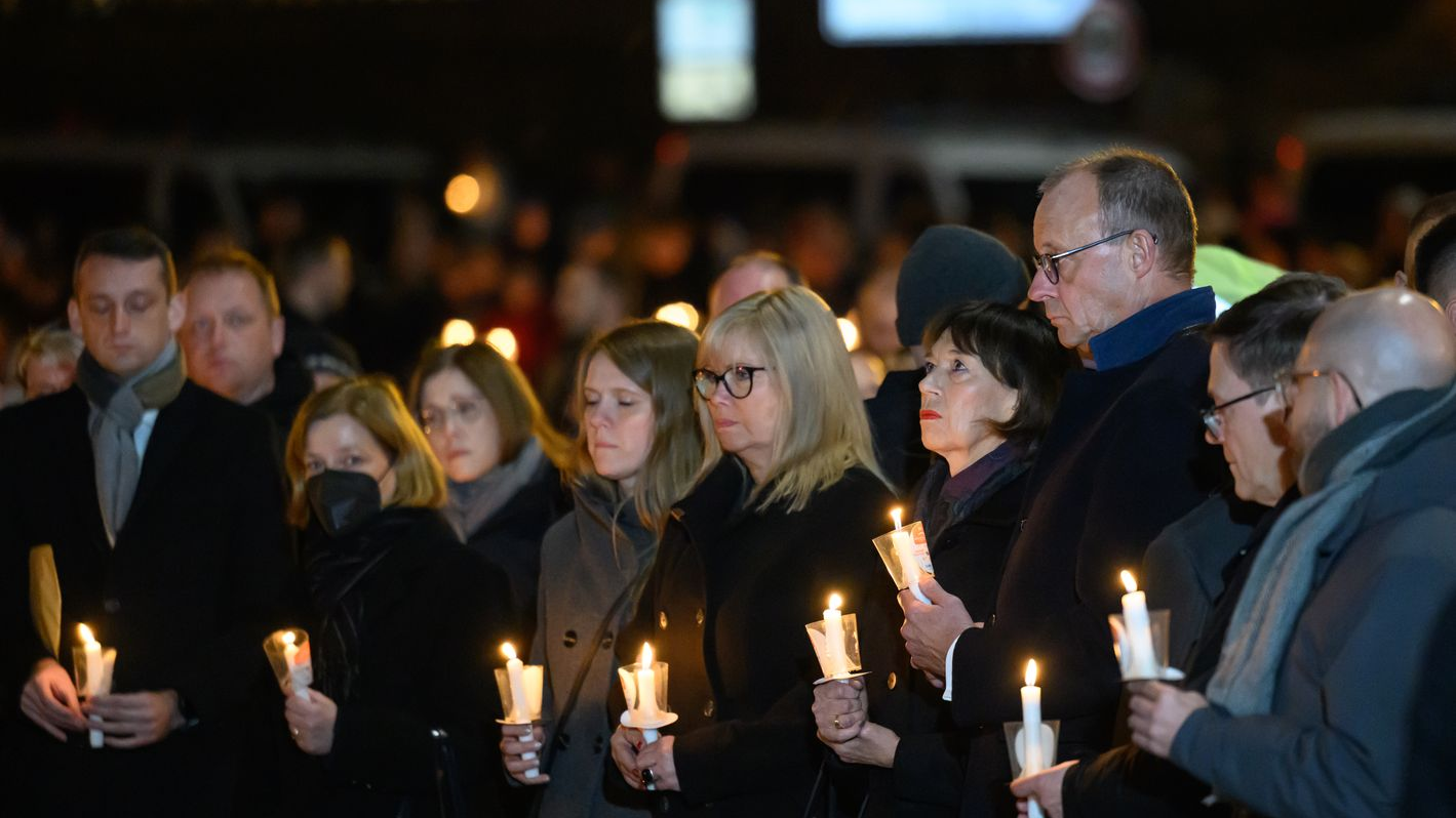 Magdeburg Saldırısının Birinci Yılında Anma Töreni, © dpa
