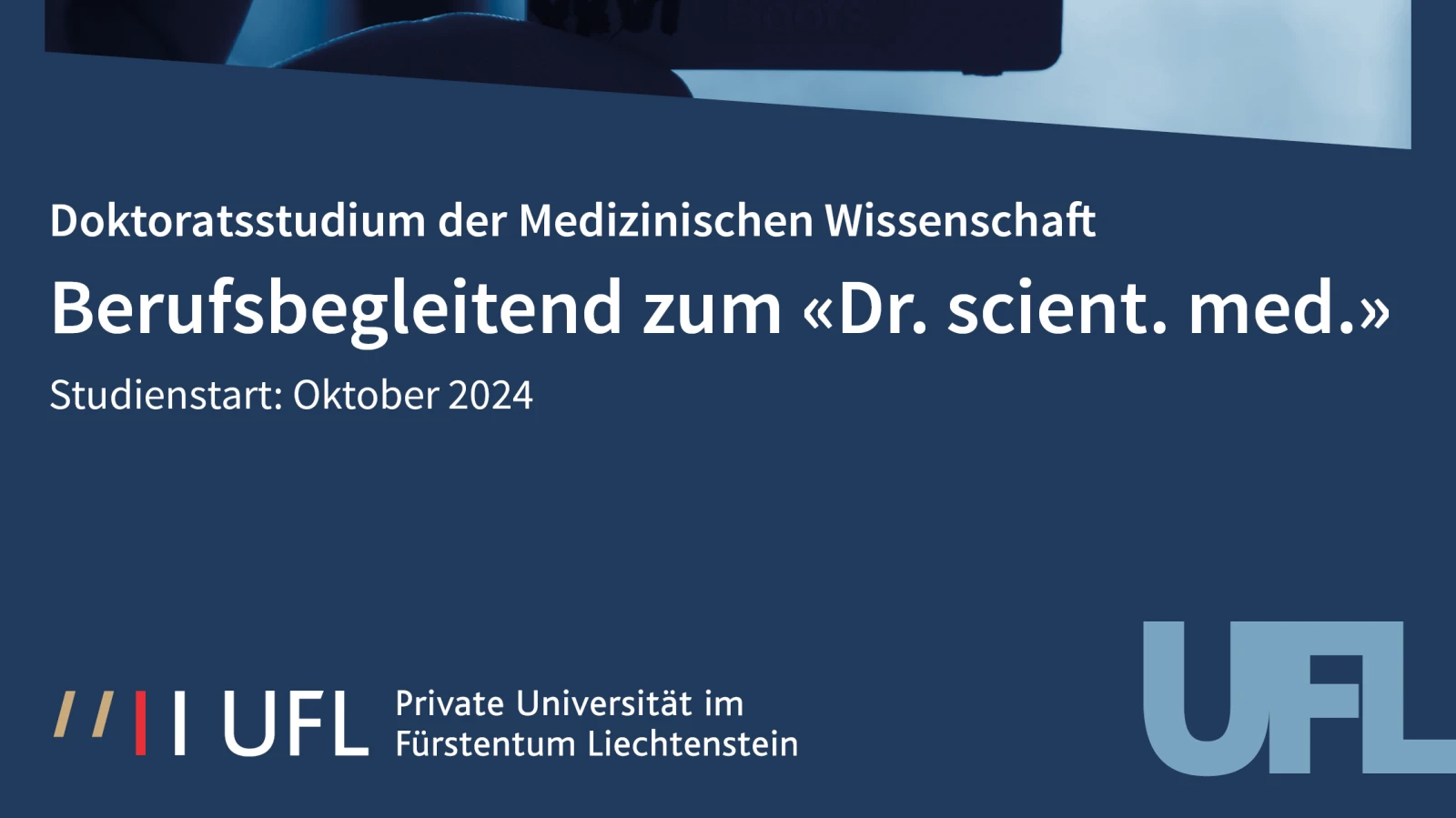 Informationsveranstaltung «Dr. scient. med.», © UFL.li Informationsveranstaltung «Dr. scient. med.», © UFL.li