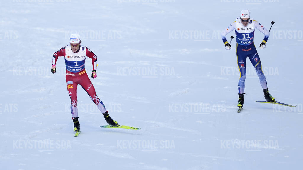 Sechste Goldmedaille für Johannes Klaebo, © Keystone
