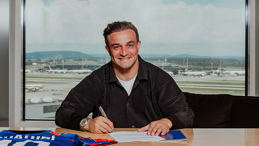 Xherdan Shaqiri kehrt zurück, © fcb.ch