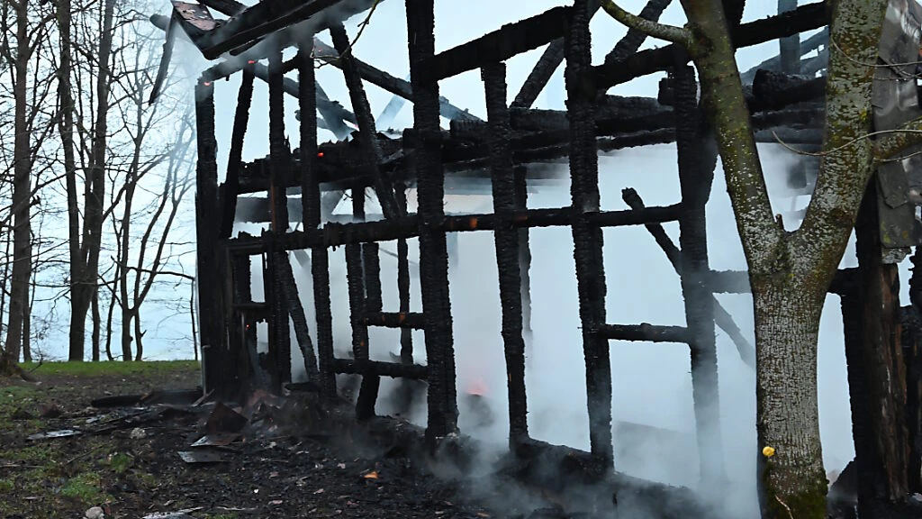 Toter nach Scheunen-Brand in Oberhelfenschwil SG identifiziert, © Keystone/SDA Toter nach Scheunen-Brand in Oberhelfenschwil SG identifiziert, © Keystone/SDA
