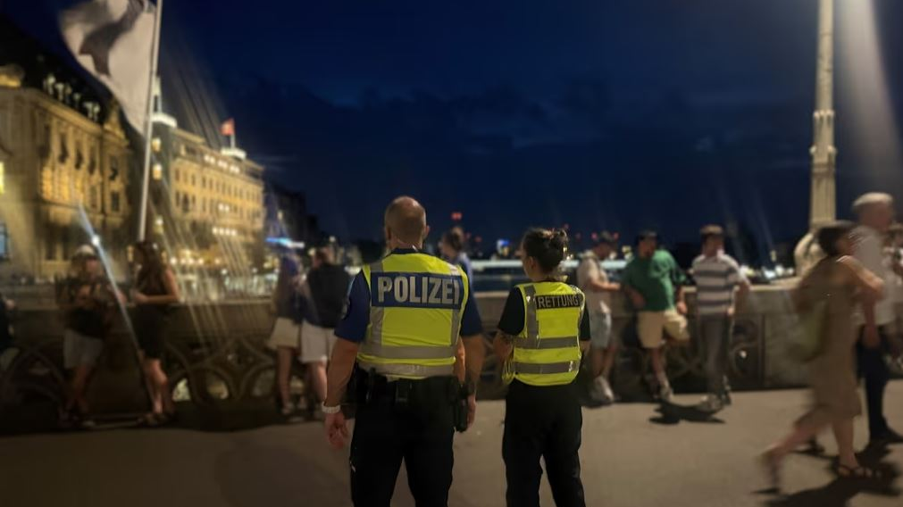 Gute und friedliche Stimmung an der Bundesfeier am Rhein, © Kantonspolizei Basel-Stadt