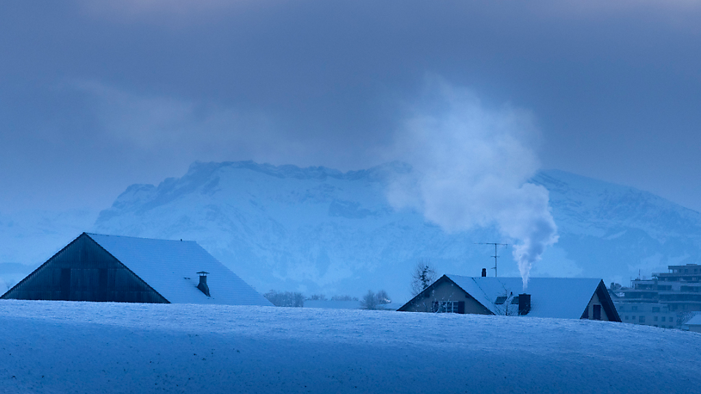 Treibhausgas-Ausstoss sinkt wegen warmem Winter, © Keystone/SDA