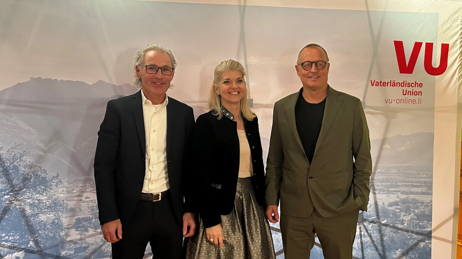 VU Vaduz nominiert prominentes Dreierticket, © ZVG VU VU Vaduz nominiert prominentes Dreierticket, © ZVG VU