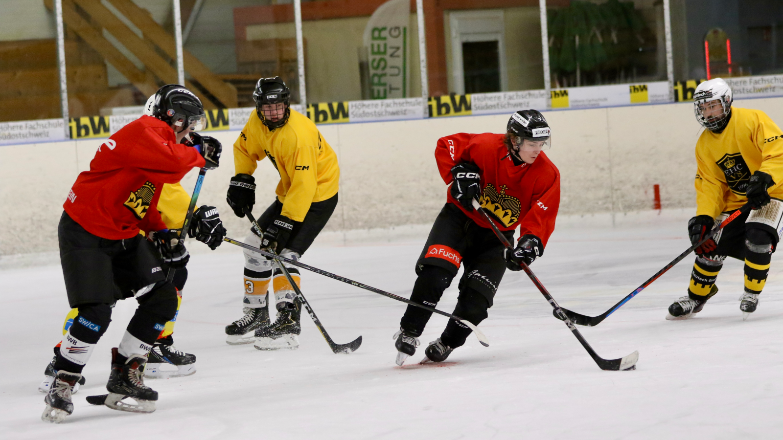 Liechtensteiner Eishockeyspieler kämpfen um Titel, © Eishockey Liechtenstein/Manuela Stutz