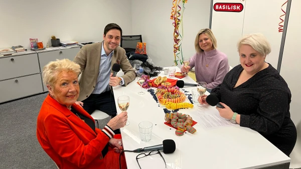 Richtig gute Gastgeberinnen in unserem Fasnachts-Podcast, © Radio Basilisk Richtig gute Gastgeberinnen in unserem Fasnachts-Podcast, © Radio Basilisk