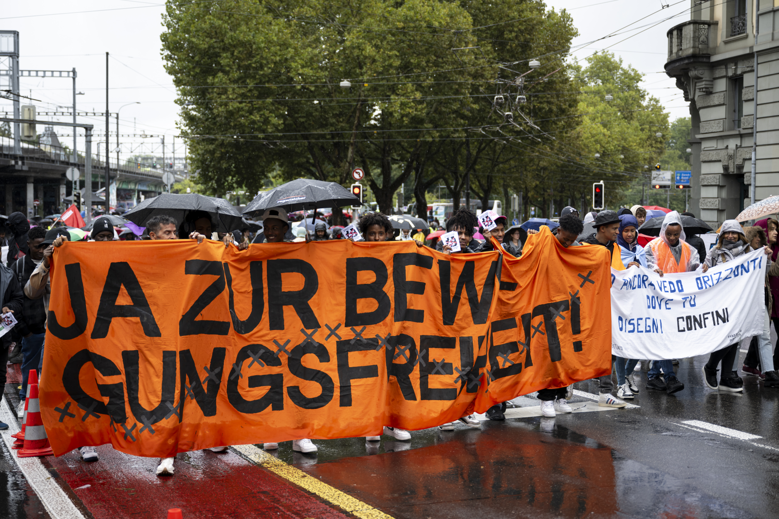 Demo against exclusion in Bern