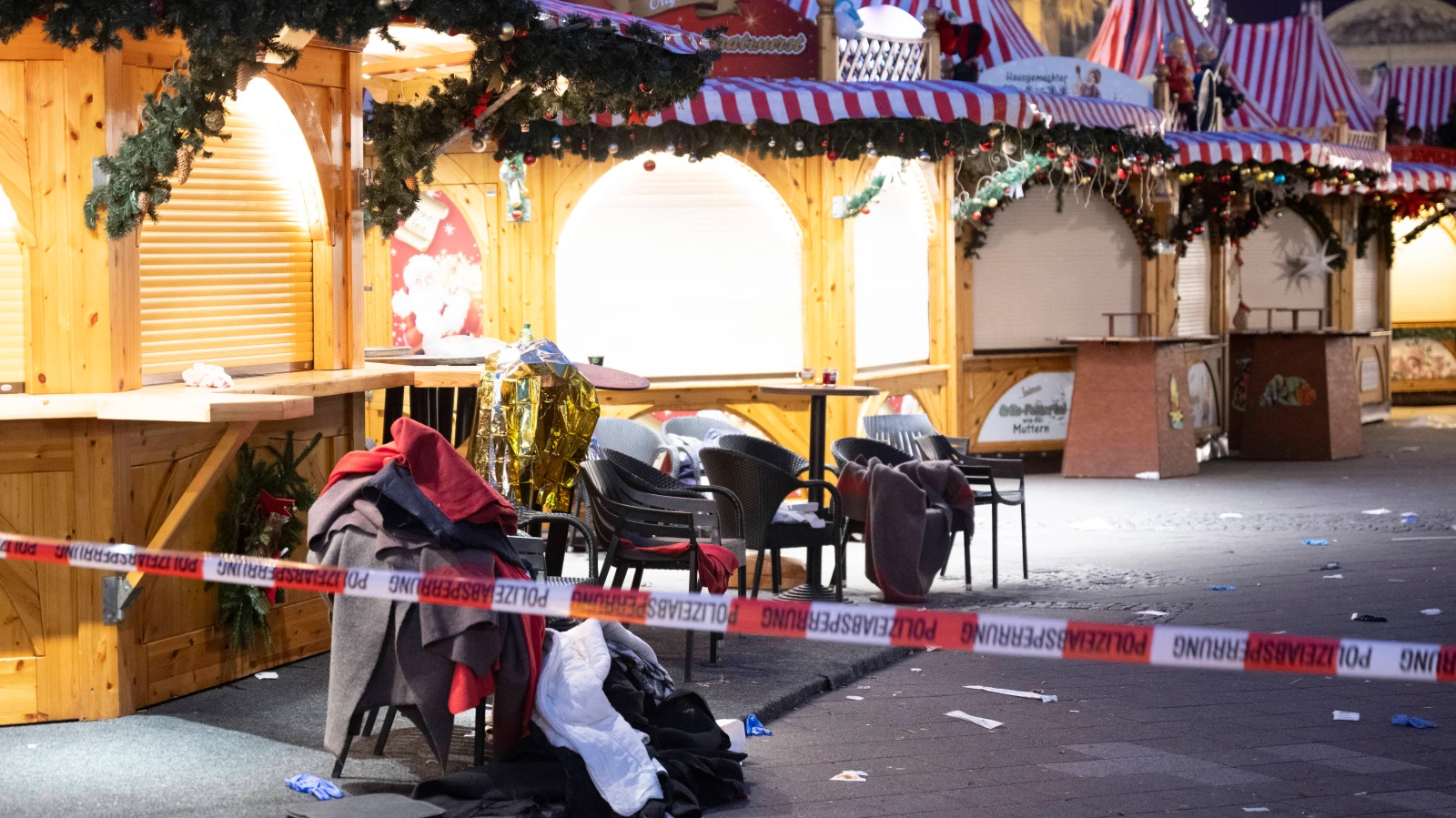 Tote und Verletzte bei Weihnachtsmarkt-Attacke in Magdeburg, © KEYSTONE/DPA/Sebastian Kahnert Tote und Verletzte bei Weihnachtsmarkt-Attacke in Magdeburg, © KEYSTONE/DPA/Sebastian Kahnert
