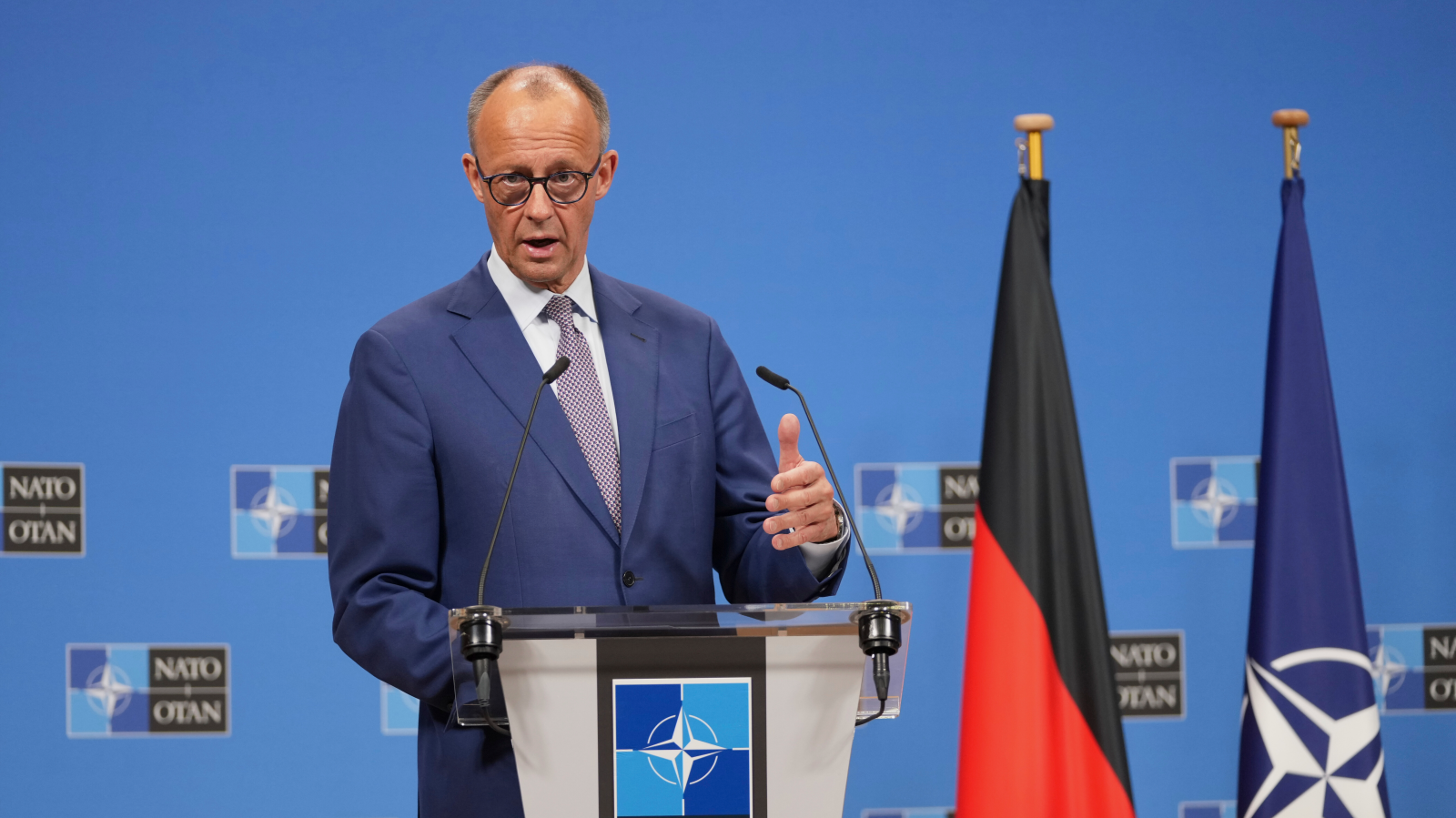 Merz: Türkiye, NATO İçin "Son Derece Değerli ve Önemli Bir Ortak", © Virginia Mayo/AP/dpa