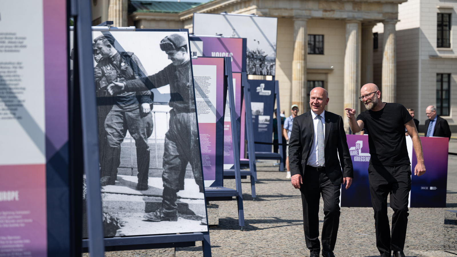 İkinci Dünya Savaşı'nın Bitişinin 80. Yılı!, © Hannes Albert/dpa
