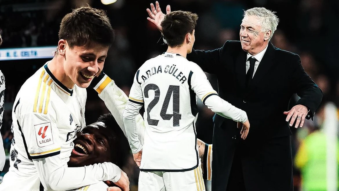 Arda Güler, Real Madrid'de ilk golünü attı, © Arda Güler Instagram şahsi hesabından alınmıştır Arda Güler, Real Madrid'de ilk golünü attı, © Arda Güler Instagram şahsi hesabından alınmıştır