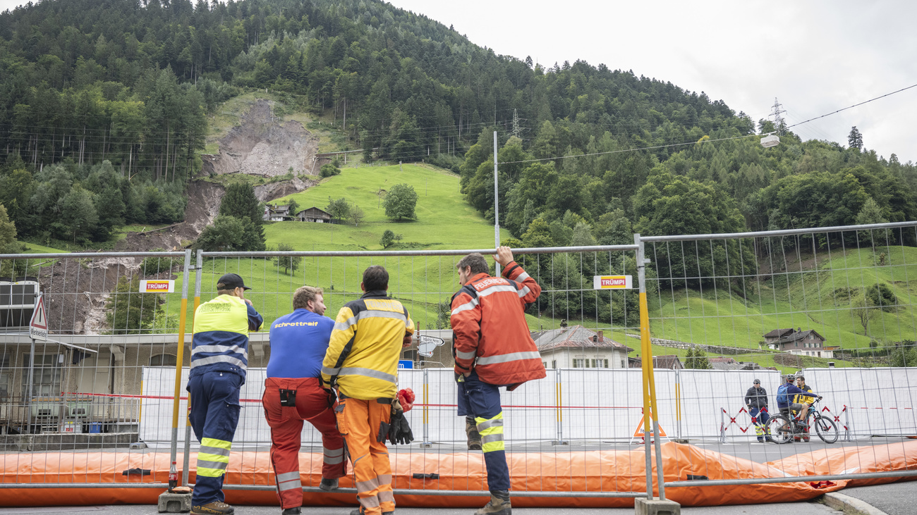 Schwanden Erdrutsch Gefahr APP, © Keystone SDA