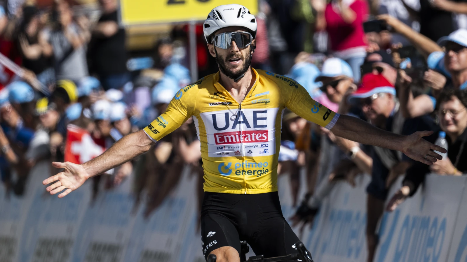 Tour-Leader Adam Yates Sieger der heutigen Etappe, © Keystone / Gian Ehrenzeller Tour-Leader Adam Yates Sieger der heutigen Etappe, © Keystone / Gian Ehrenzeller