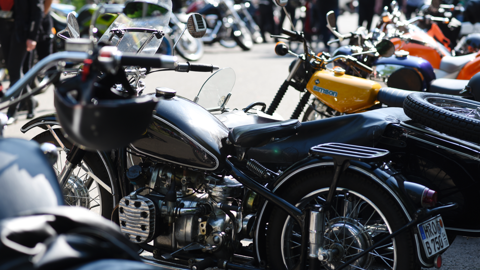 Hessen’de En Çok Motosiklet Kırsalda, © Frank Hormann/dpa-Zentralbild/dpa