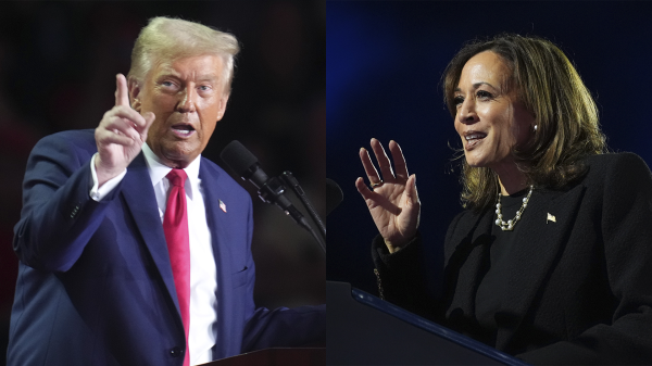 Was bedeutet eine Wahl von Donald Trump oder Kamala Harris, © Keystone