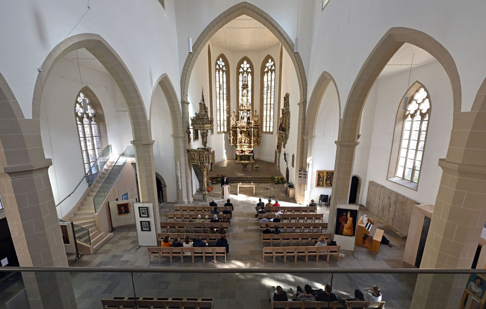 Der Gottesdienst fand in der Erfurter Kaufmannskirche statt.
