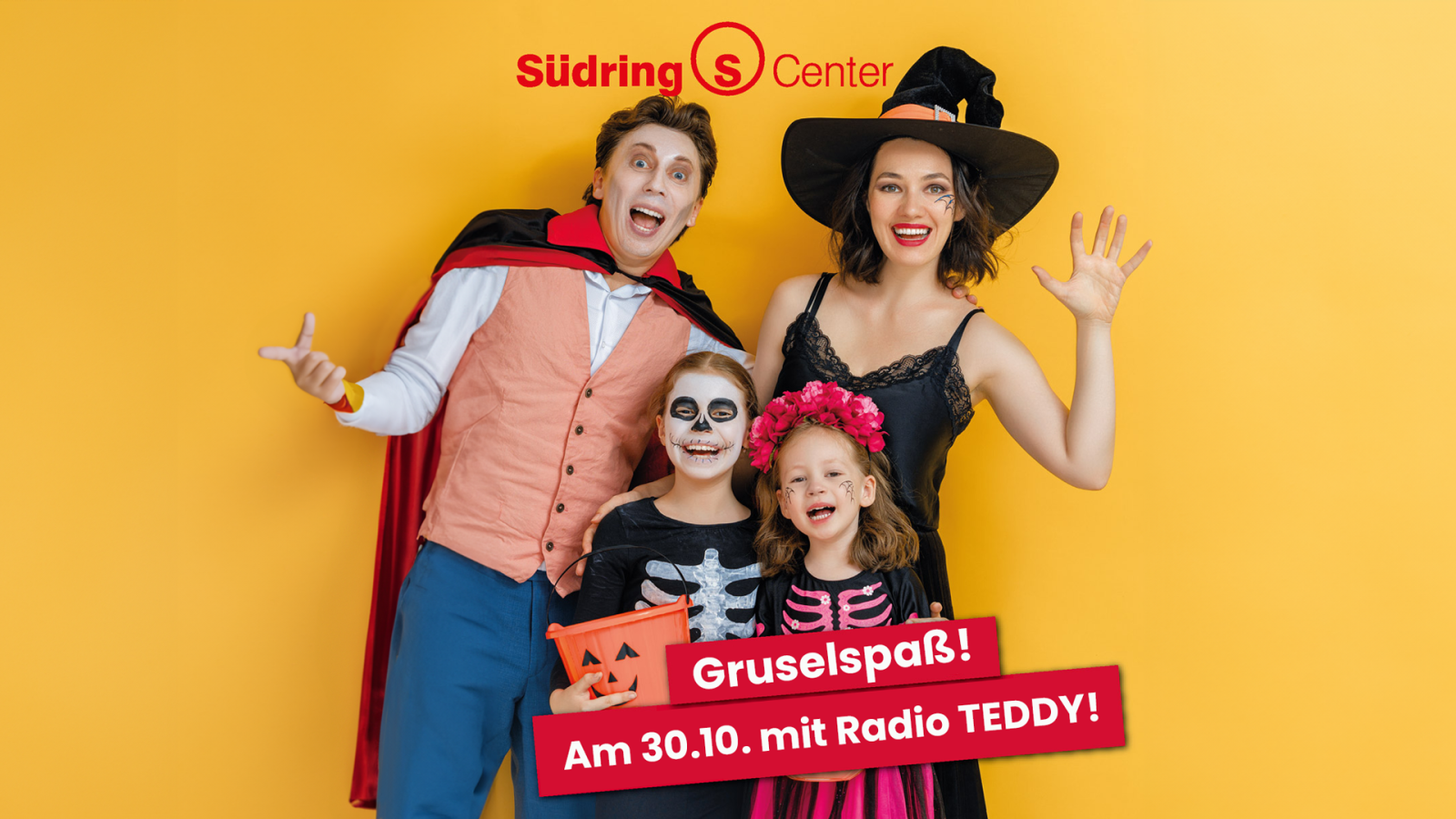 Radio TEDDY vor Ort | Halloween im Südring Center!