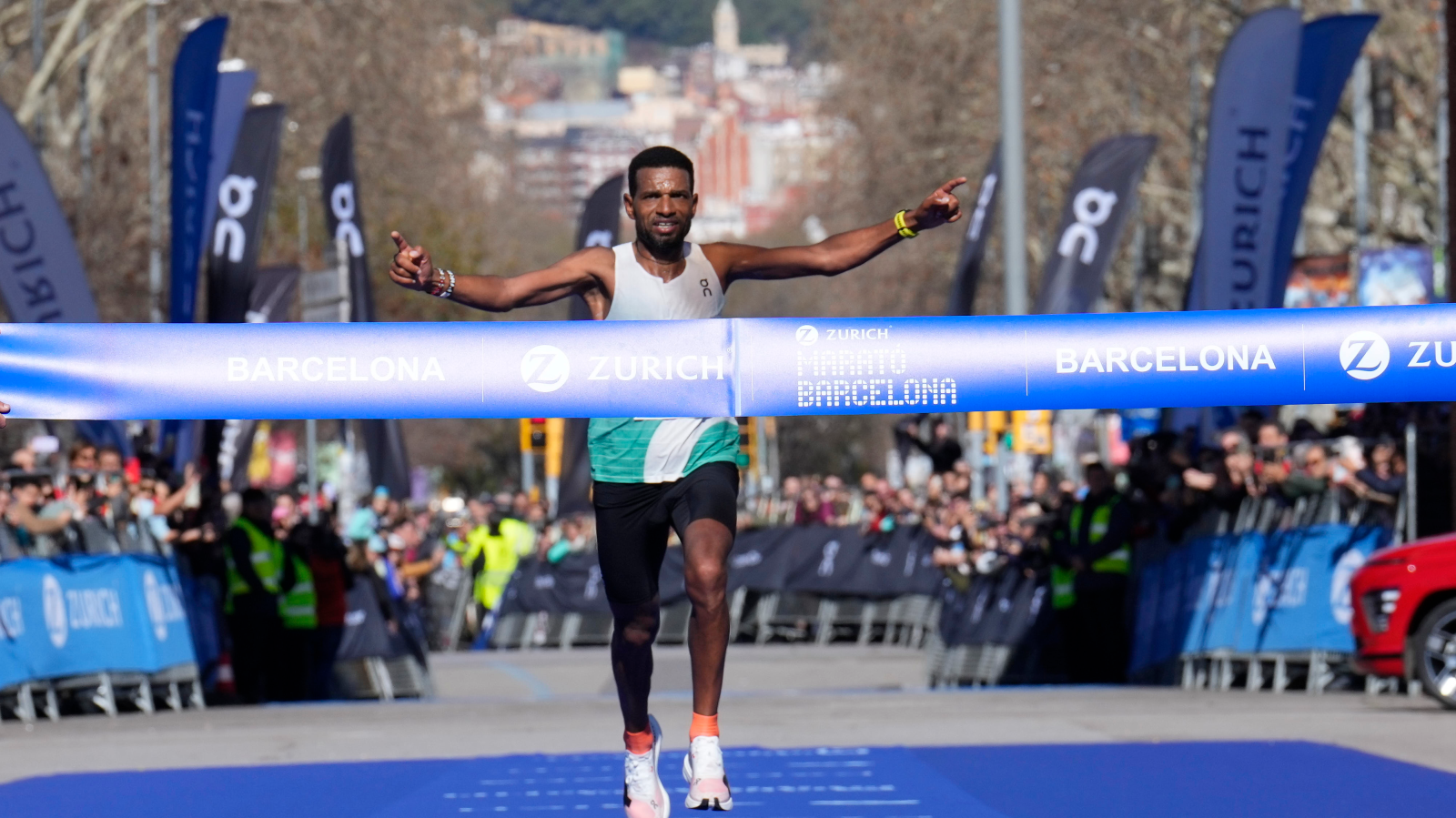 Sieg und Schweizer Marathonrekord für Abraham, © Keystone