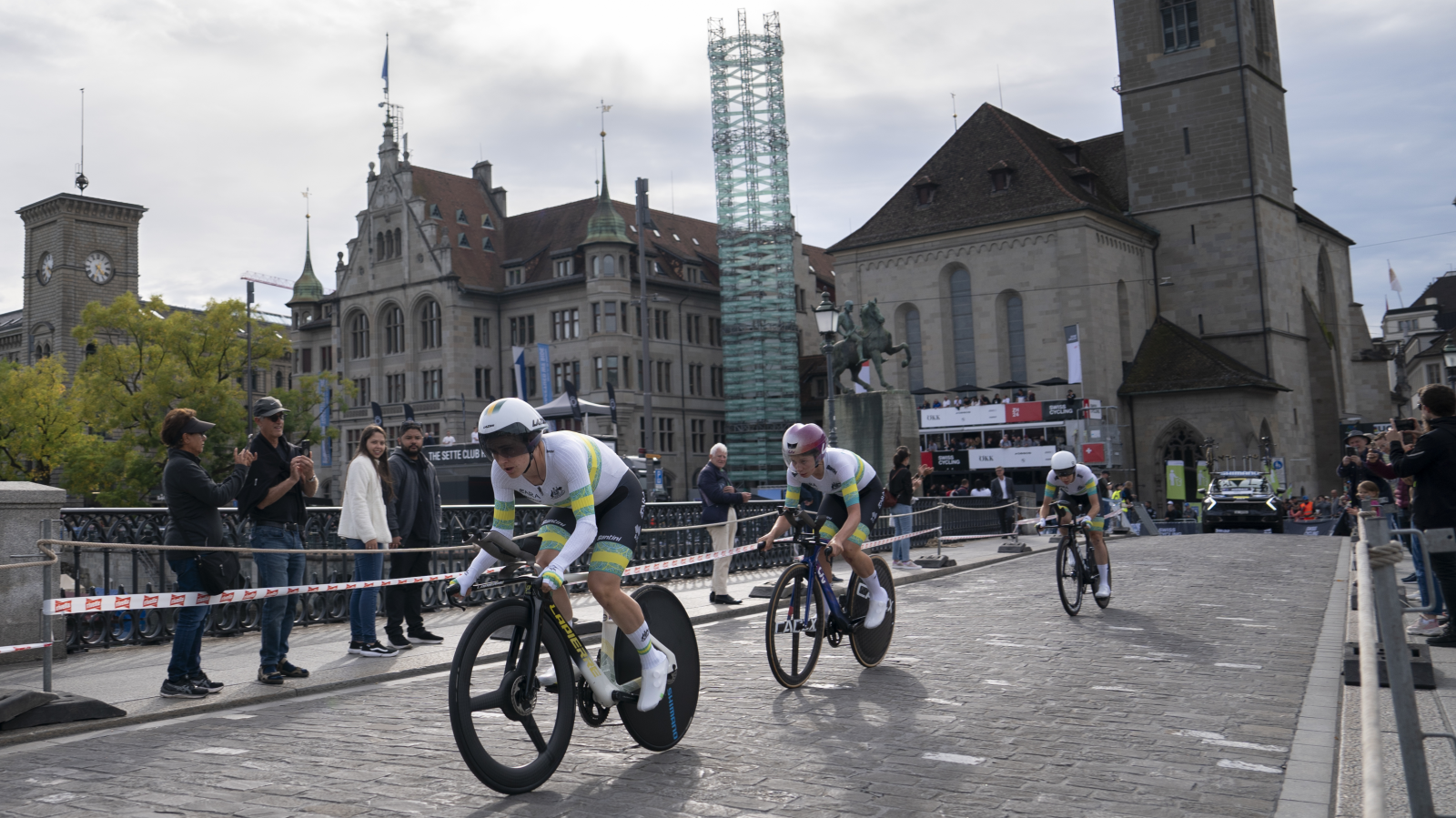 Rad-WM in Zürich wird programmgemäss fortgeführt, © Keystone/SDA