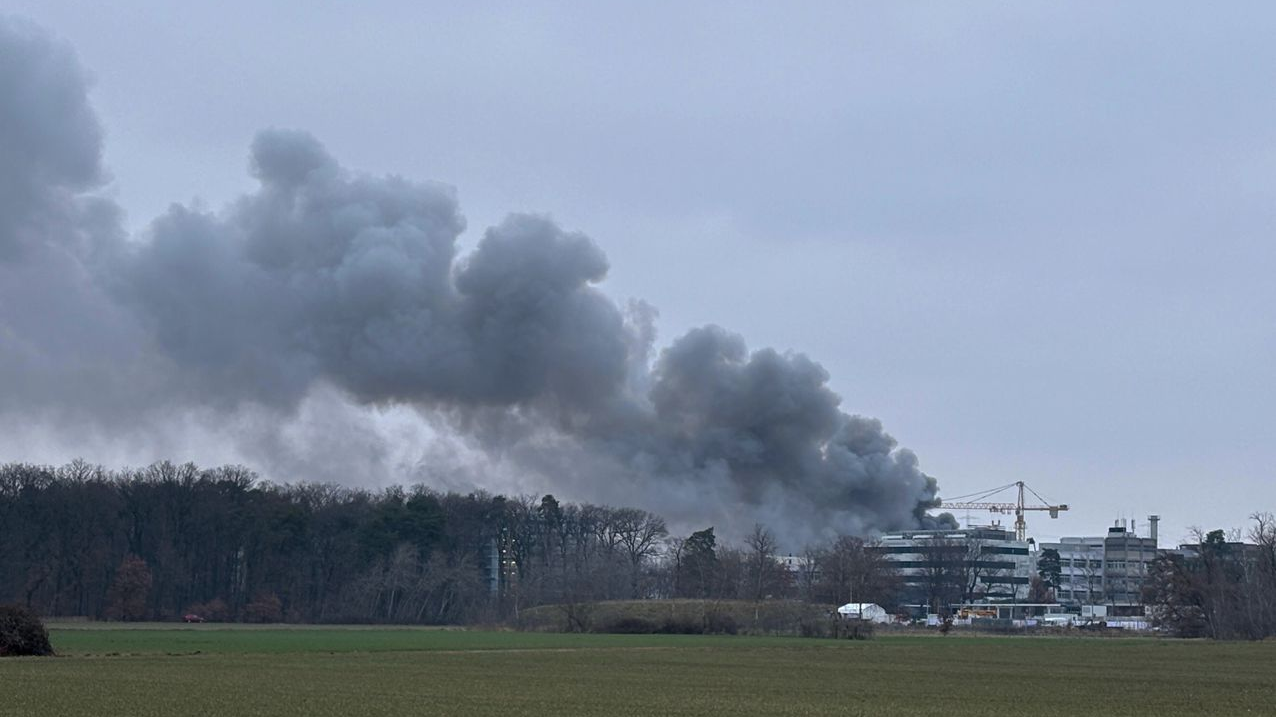 Darmstadt’ta Araştırma Merkezinde Büyük Yangın!, © Mike Seeboth/dpa
