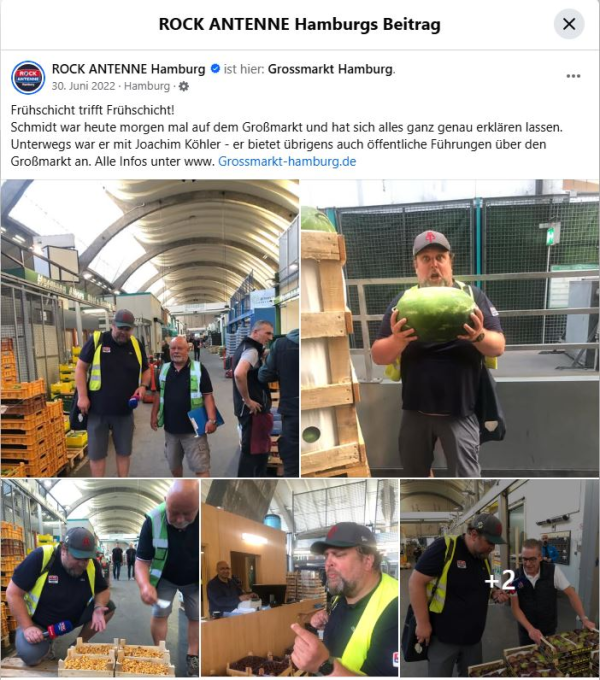 Frühschicht trifft Frühschicht Facebook, © ROCK ANTENNE Hamburg Facebook